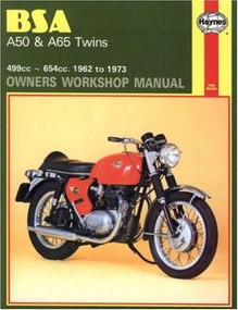 BSA A50 & A65 Twins Owners Workshop Manual (499cc ~ 654cc. 1962 to 1973) by John Haynes, 9780856961557