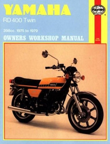 Yamaha RD400 Twin Owners Workshop Manual, No. 333 ('75-'79) by John Haynes, 9780856965487