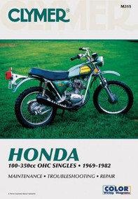 Honda OHC Sngls 100-350cc 69-82 by Penton Staff, 9780892871841