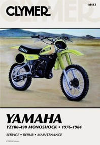 Clymer Yamaha YZ100-490 Monoshock, 1976-1984 (Service, Repair, Maintenance) by Penton Staff, 9780892873296
