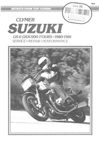 Suzuki GS1100 Fours 80-81 by Penton Staff, 9780892873531