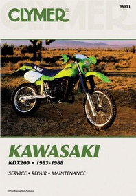 Clymer Kawasaki KDX200, 1983-1988 (Service, Rapair, Maintenance) by Penton Staff, 9780892875146