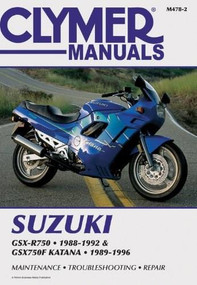 Suzuki GSXR750/GSX750F Katn 88-96 by Penton Staff, 9780892877638