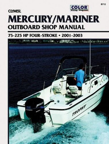 Mercury Four-Stroke Outboard 75-225 hp 2001-2003 by Penton Staff, 9780892878765