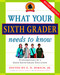 What Your Sixth Grader Needs to Know (Fundamentals of a Good Sixth-Grade Education, Revised Edition) by E.D. Hirsch, Jr., 9780385337328