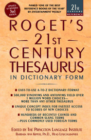Roget's 21st Century Thesaurus (Updated and Expanded 3rd Edition, in Dictionary Form) by Barbara Ann Kipfer, 9780385338950