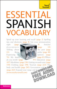 Essential Spanish Vocabulary by Mike Zollo, 9781444103588