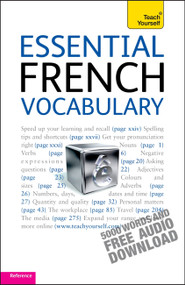 Essential French Vocabulary by Noel Saint-Thomas, 9781444103618