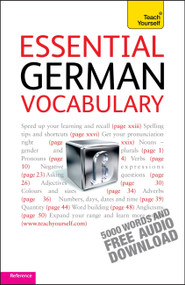 Essential German Vocabulary by Lisa Kahlen, 9781444103649