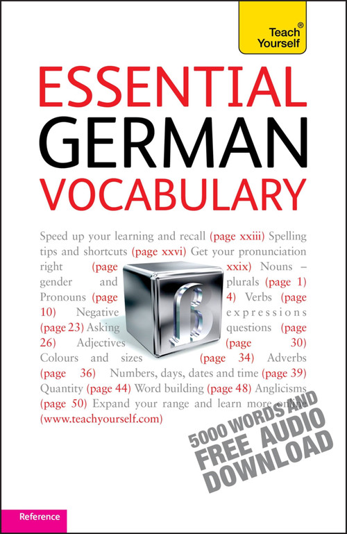 Essential German Vocabulary by Lisa Kahlen, 9781444103649