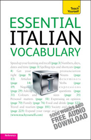 Essential Italian Vocabulary by Mike Zollo, 9781444103670