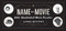 Name That Movie (100 Illustrated Movie Puzzles) by Paul Rogers, 9781452104973