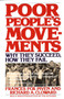 Poor People's Movements (Why They Succeed, How They Fail) by Frances Fox Piven, Richard Cloward, 9780394726977