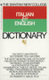The Bantam New College Italian & English Dictionary by Robert C. Melzi, 9780553279474