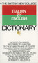 The Bantam New College Italian & English Dictionary by Robert C. Melzi, 9780553279474
