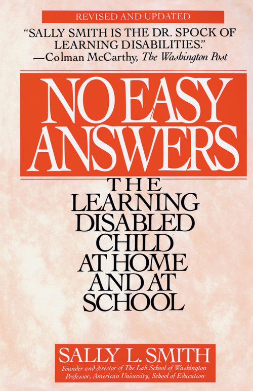 No Easy Answer (The Learning Disabled Child at Home and at School) by Sally Smith, 9780553354508
