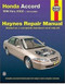 Honda Accord 1998 thru 2002 Haynes Repair Manual (All Models) by Jay Storer, 9781563925382