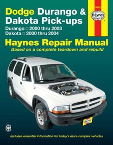 Dodge Durango 2000 thru 2003 & Dakota 2000 thru 2004 Pick-ups Haynes Repair Manual (Durango 2000 thru 2003 Dakota 2000 thru 2004) by Ken Freund, 9781563926778