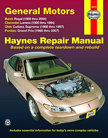 General Motors Buick Regal, Chevrolet Lumina,Olds Cutlass Supreme,Pontiac Grand Prix, 1988-2007 by Editors Haynes, 9781563927263