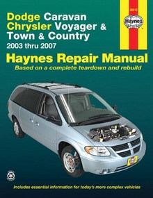 Dodge Caravan Chrysler Voyager & Town & Country 2003 thru 2007 Haynes Repair Manual (2003 thru 2007) by John Haynes, 9781563928505