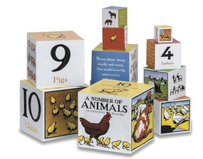 A Number of Animals Nesting Blocks by Kate Green, Christopher Wormell, 9781568462486
