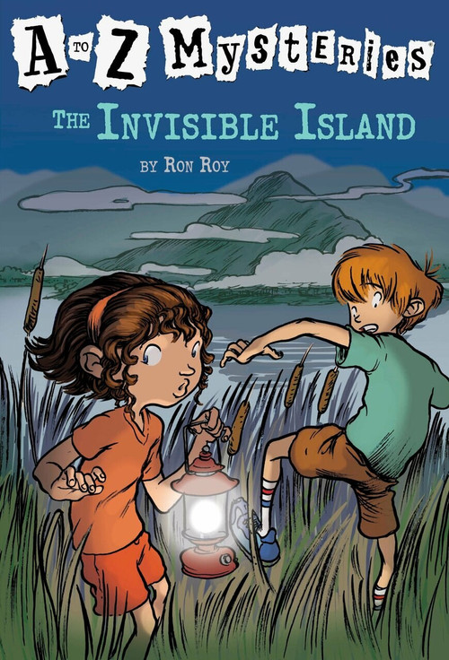 A to Z Mysteries: The Invisible Island by Ron Roy, John Steven Gurney, 9780679894575
