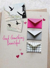 Send Something Beautiful (Fold, pull, print, cut, and turn paper into collectible keepsakes and memorable mail) by Emily Hogarth, 9781600584473