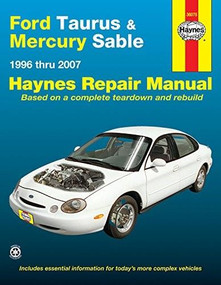 Ford Taurus & Mercury Sable 1996 thru 2007 Haynes Repair Manual by Ken Layne, 9781620921449