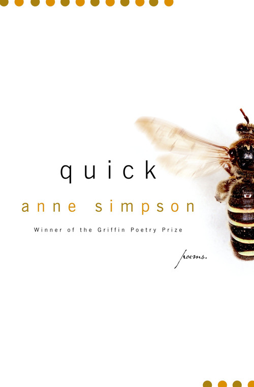 Quick by Anne Simpson, 9780771080913