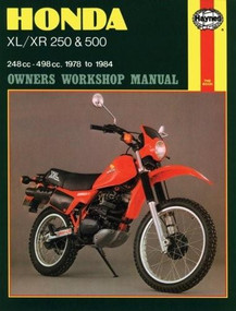 Honda XL/XR 250 and 500 Owners Workshop Manual (78-84) by John Haynes, 9781850102687