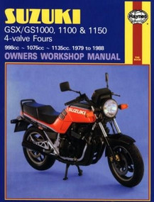 Suzuki GSX/GS1000, 1100 & 1150 4-valve Fours Owners Workshop Manual, No. M737 (1979-1988) by John Haynes, 9781850105749