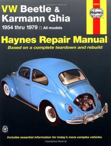 VW Beetle & Karmann Ghia 1954 through 1979 by John Haynes, 9781850107293