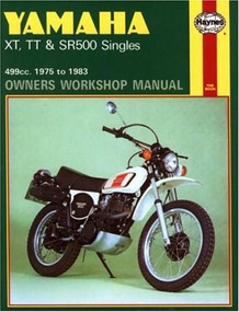 Yamaha XT, TT, and SR 500 Singles Owners Workshop Manual, No. 342 ('75-'83) by John Haynes, 9781850107491