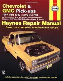 Chevy & GMC 4 3L & V* Pick-ups (67-87) & Suburban, Blazer & Jimmy (67-91) Haynes Repair Manual by John Haynes, 9781850107644