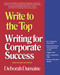 Write to the Top (Writing for Corporate Success) by Deborah Dumaine, 9780812968989