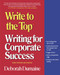 Write to the Top (Writing for Corporate Success) by Deborah Dumaine, 9780812968989