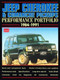 Jeep Cherokee & Comanche Pickups 1984-91 Performance Portfolio by R.M. Clarke, 9781855204201
