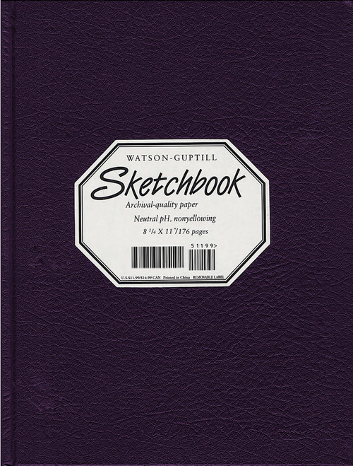 Large Sketchbook (Kivar, Blackberry) by Watson-Guptill, 9780823057191
