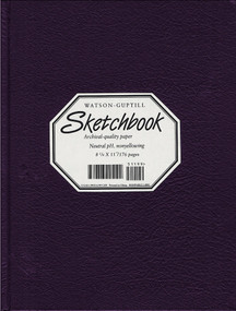 Large Sketchbook (Blackberry) by Watson-Guptill, 9780823057191