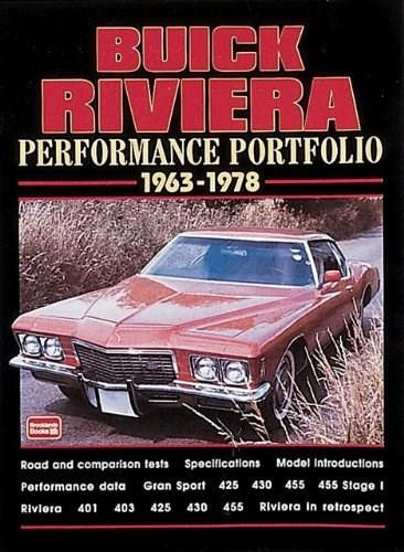 Buick Riviera 1963-78 Performance Portfolio by R.M. Clarke, 9781855205352