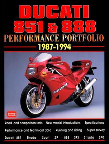 Ducati 851 & 888 1987-1944 -Performance Portfolio by R.M. Clarke, 9781855205932