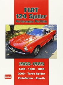 Fiat 124 Spider Performance Portfolio 1966-1985 by R.M. Clarke, 9781855207387