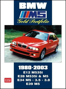 BMW M5 Gold Portfolio 1980-2003 by R.M. Clarke, 9781855207561