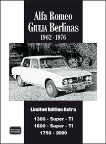 Alfa Romeo Giulia Berlina Limited Edition Extra by R.M. Clarke, 9781855207714