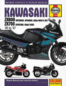 Kawasaki ZX600 (GPZ600R, GPX600R, Ninja 600R and RX) ZX 750 (GPX750R, Ninja 750R) 1985 to 1997 by John Haynes, 9781859602300