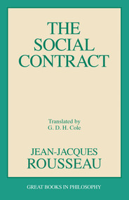Social Contract by Jean-Jacques Rousseau, 9780879754440