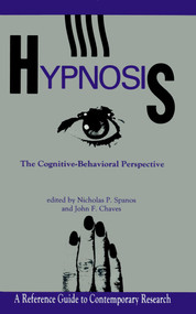 Hypnosis by Nicholas P. Spanos, 9780879754693
