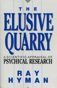 Elusive Quarry by Ray Hyman, 9780879755041
