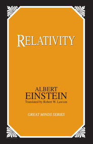 Relativity by Albert Einstein, 9780879759797