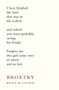 Broetry (Poetry for Dudes) by Brian McGackin, 9781594745171